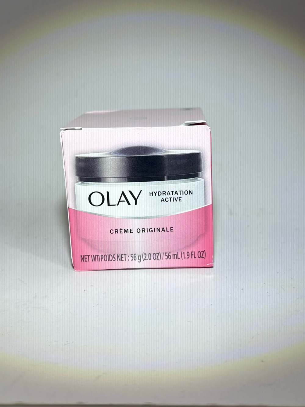 OLAY Pink and White Moisture Restoring Face Cream Jar